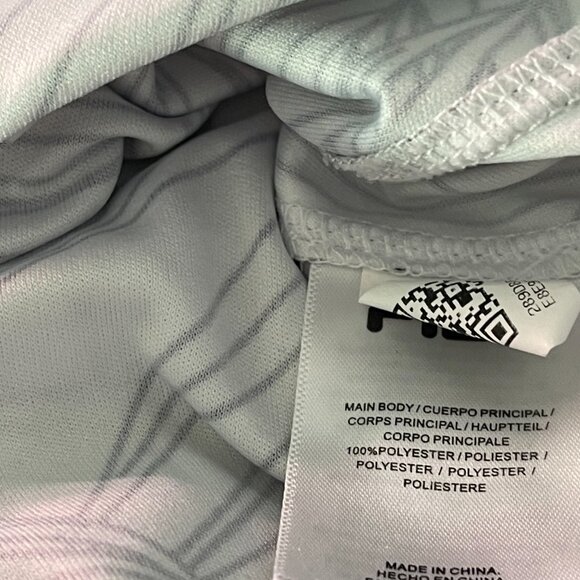 Fila Short Sleeve Performance Tee White and Black Men's XL - Picture 5 of 6